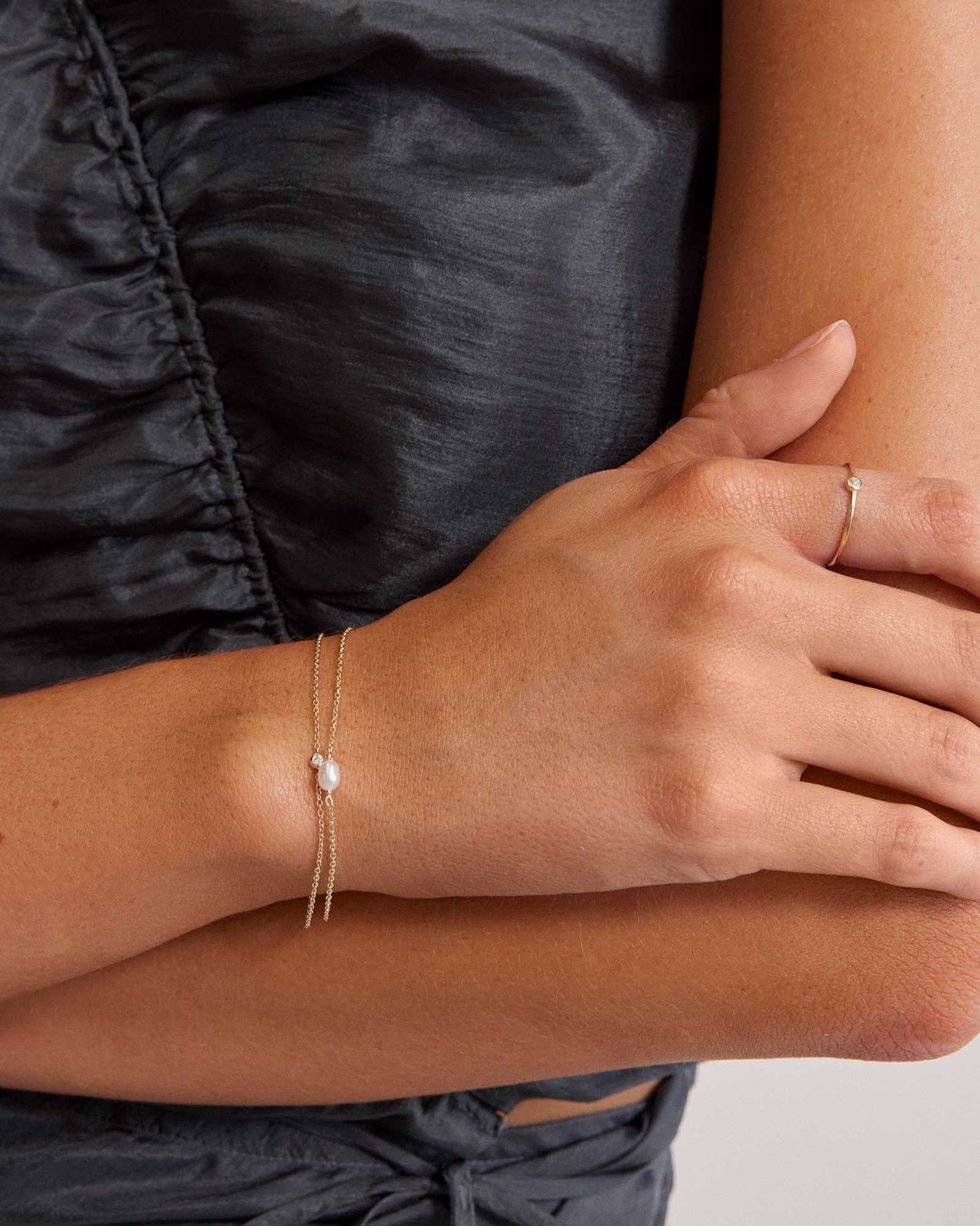 CLASSIC PEARL BRACELET (STERLING SILVER) IMAGE 3