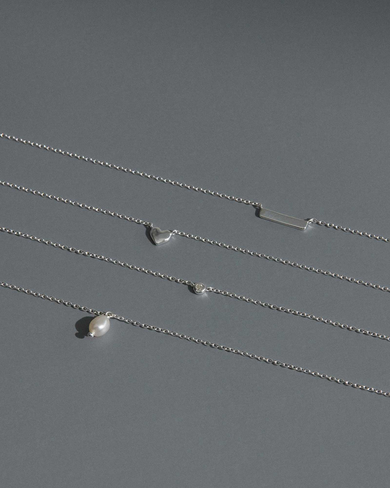 L'AMOUR HEART NECKLACE (STERLING SILVER) IMAGE 4