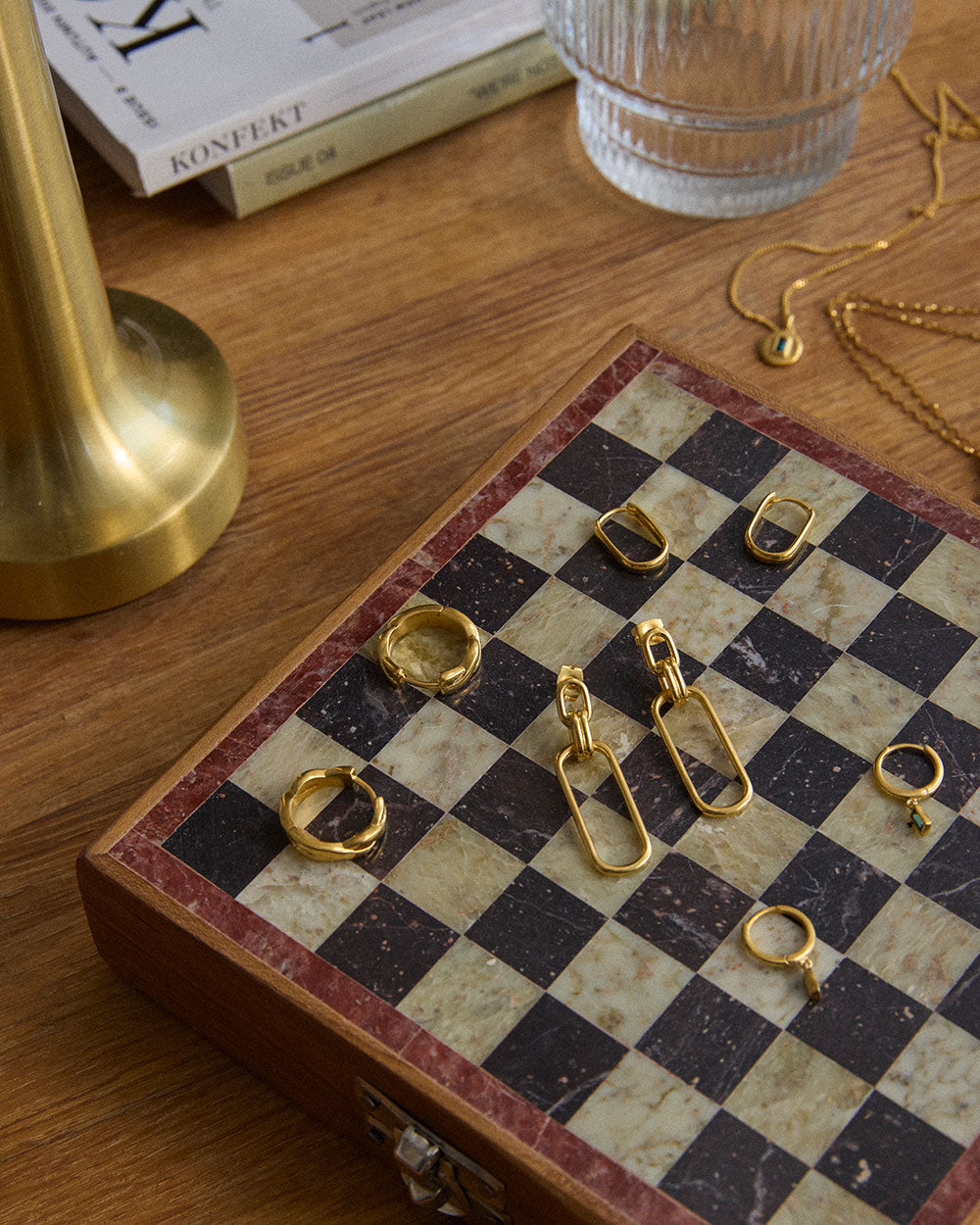 ROAM EARRINGS (18K GOLD PLATED) IMAGE 4