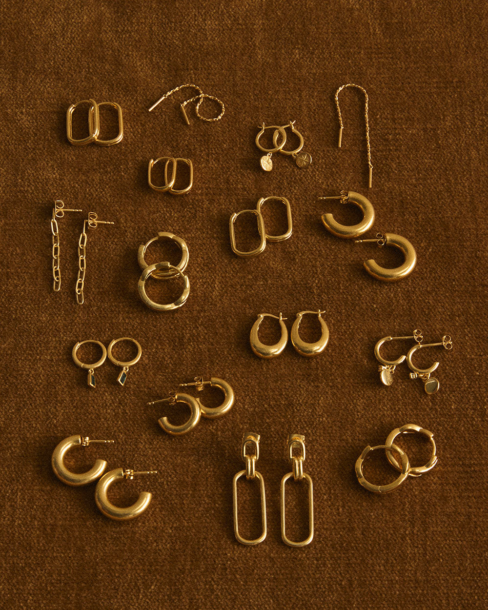 ROAM HOOPS MEDIUM (18K GOLD PLATED) IMAGE 4