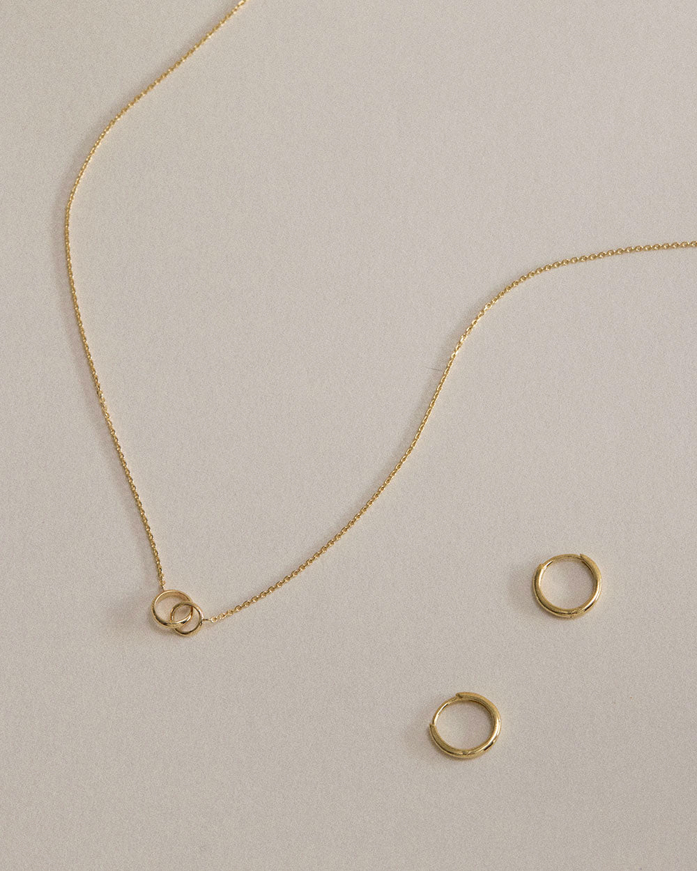 NOMADA FINE HOOPS (9K GOLD) IMAGE 4