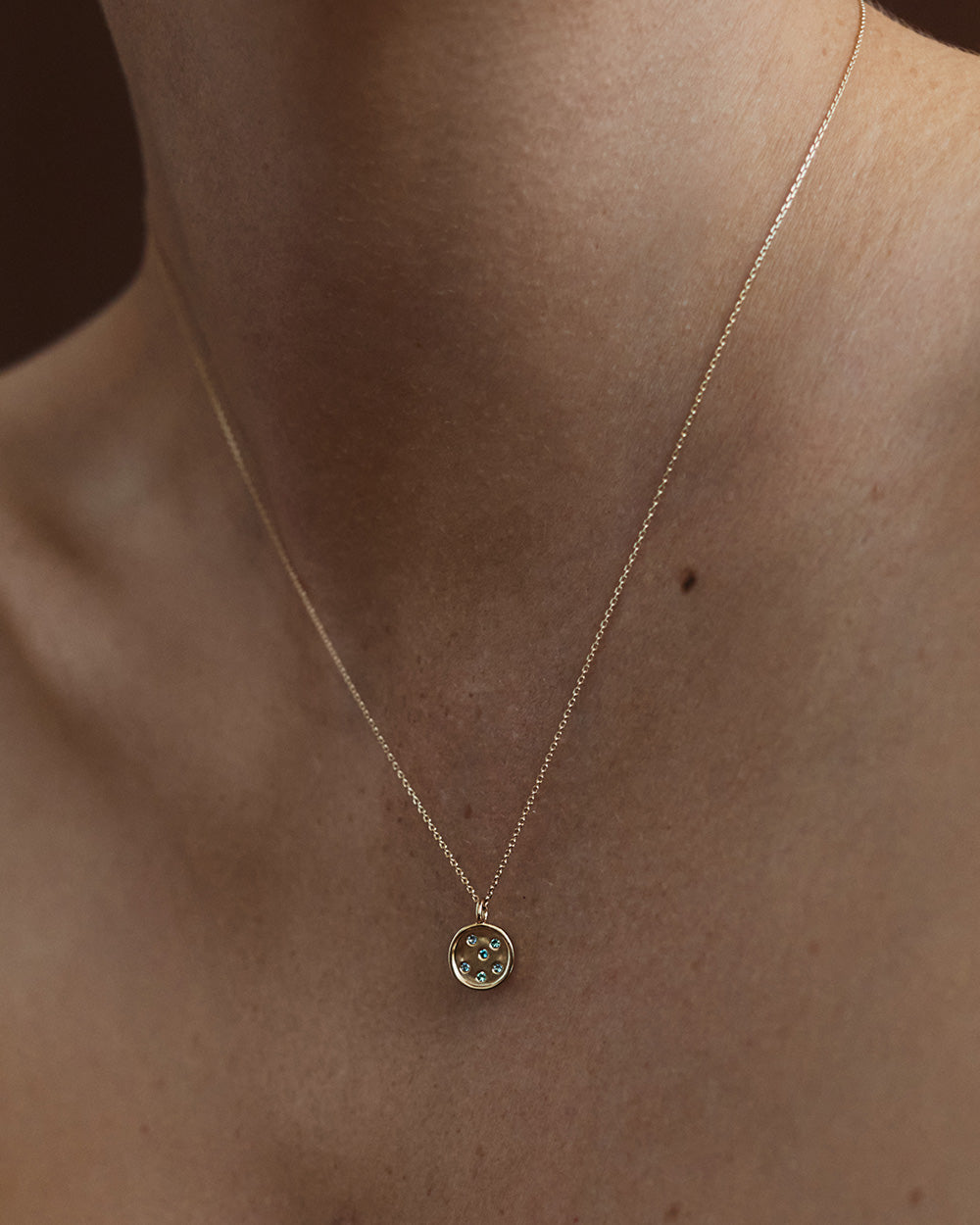 OCEAN DEEP NECKLACE (9K GOLD) IMAGE 2