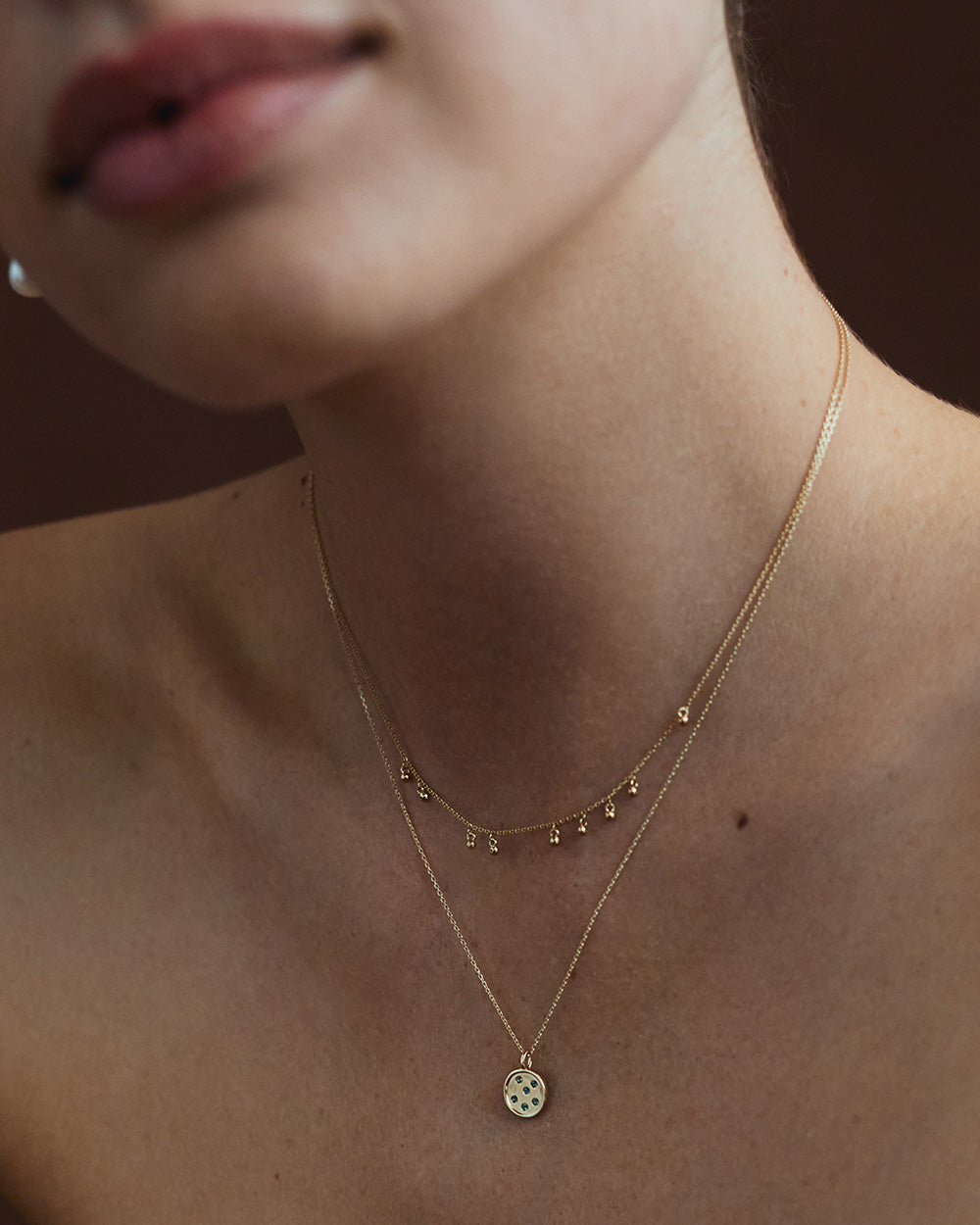 OCEAN DEEP NECKLACE (9K GOLD) IMAGE 3