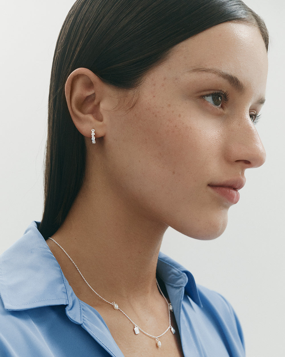 SHORESIDE HOOPS (STERLING SILVER) IMAGE 2