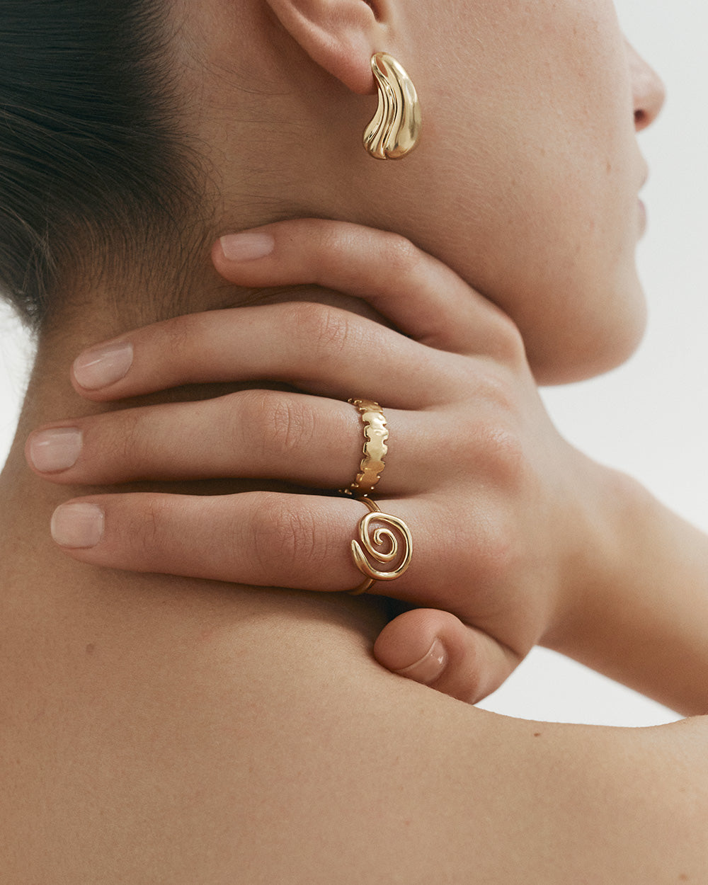 COLLIDE RING (18K GOLD PLATED)