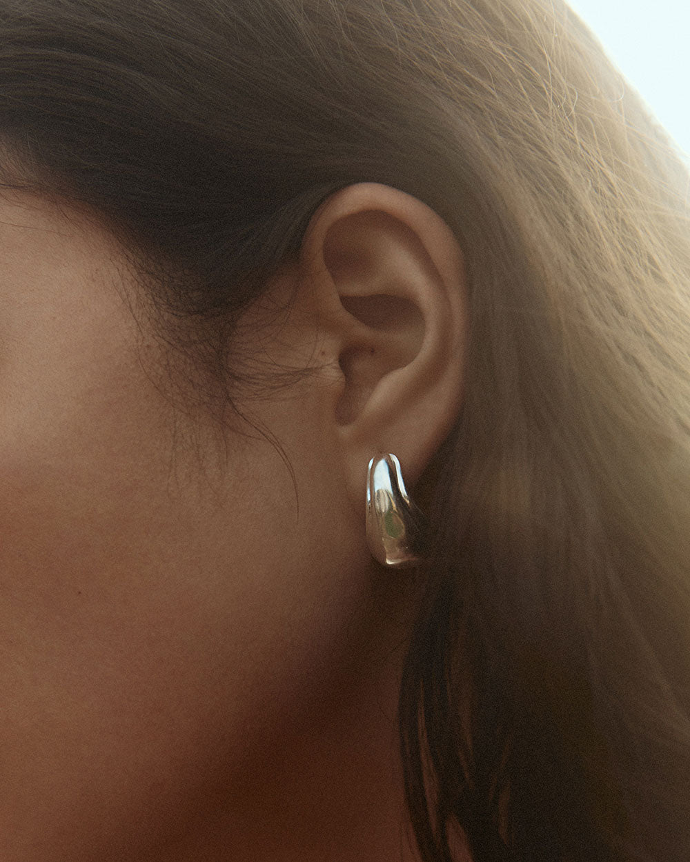 FLOAT OVERSIZED STUDS (STERLING SILVER)