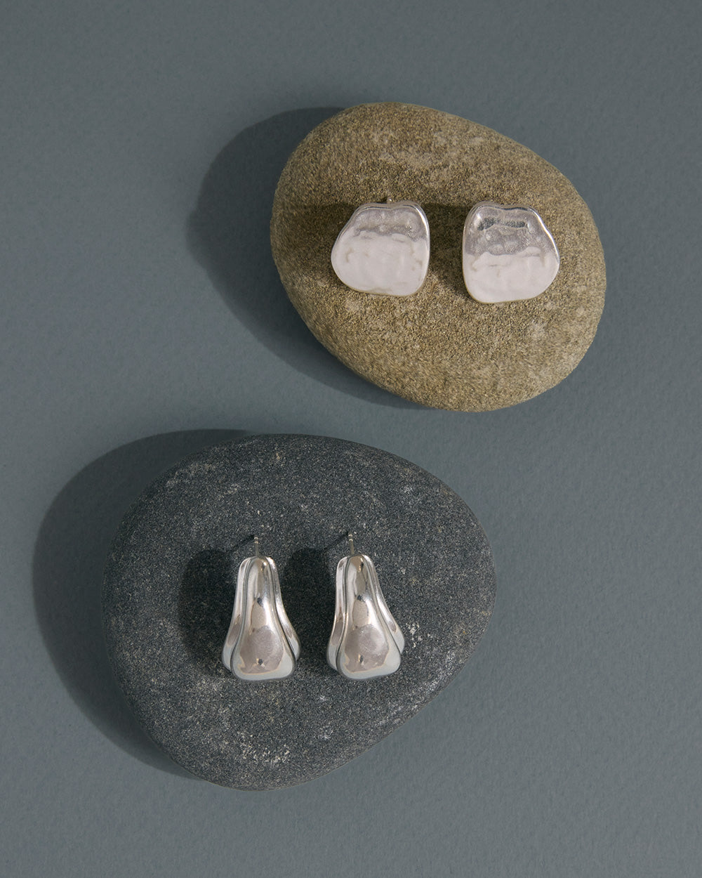 FLOAT OVERSIZED STUDS (STERLING SILVER)