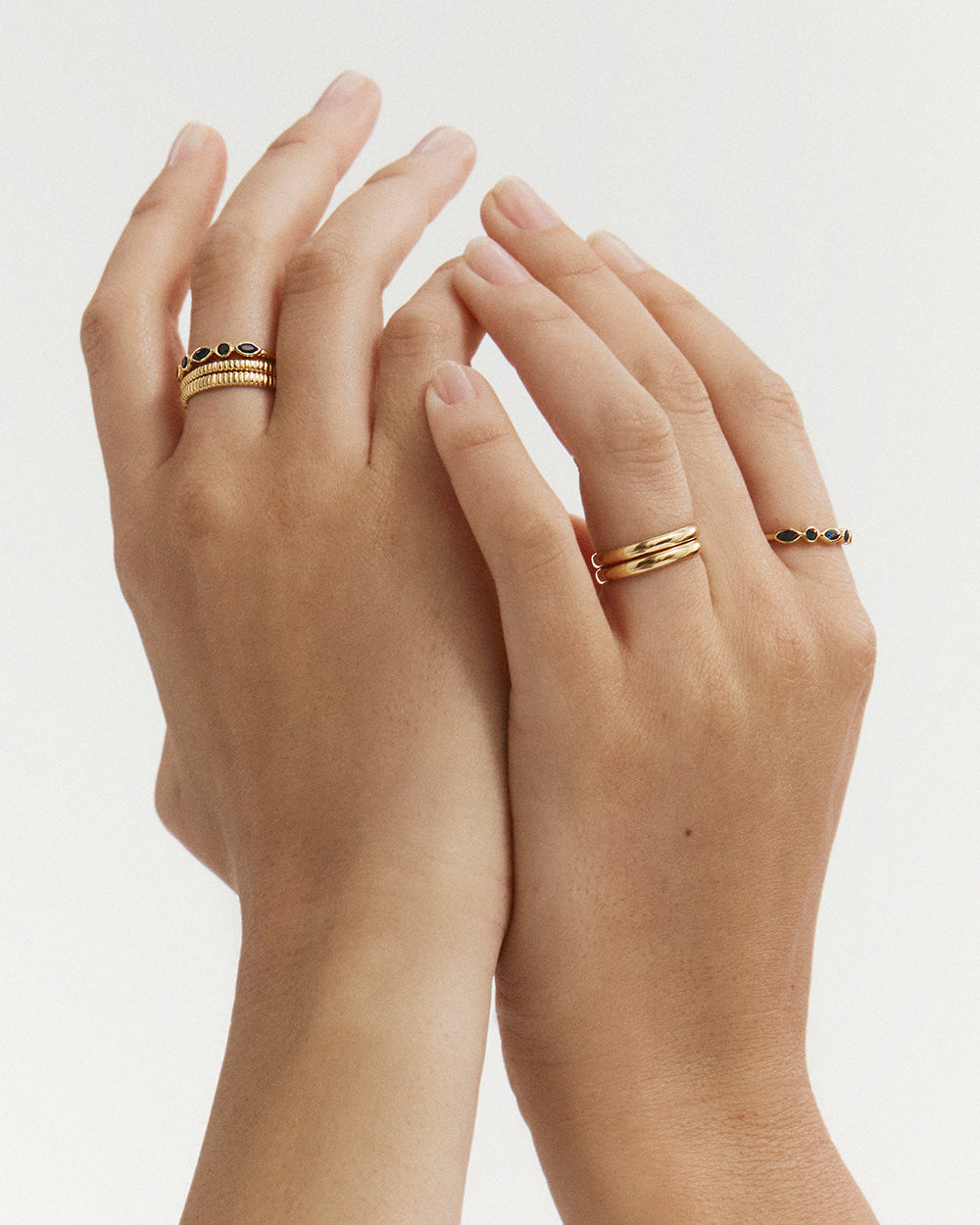 INDIGO RING (18K GOLD VERMEIL) IMAGE 2