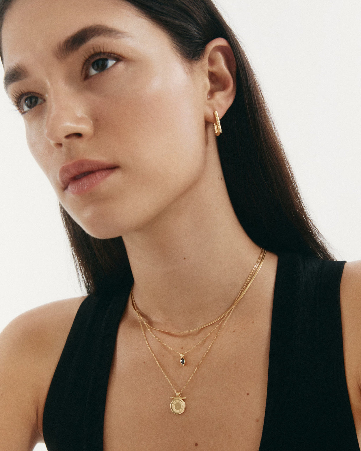 ELEMENTAL HOOPS (18K GOLD PLATED) IMAGE 6