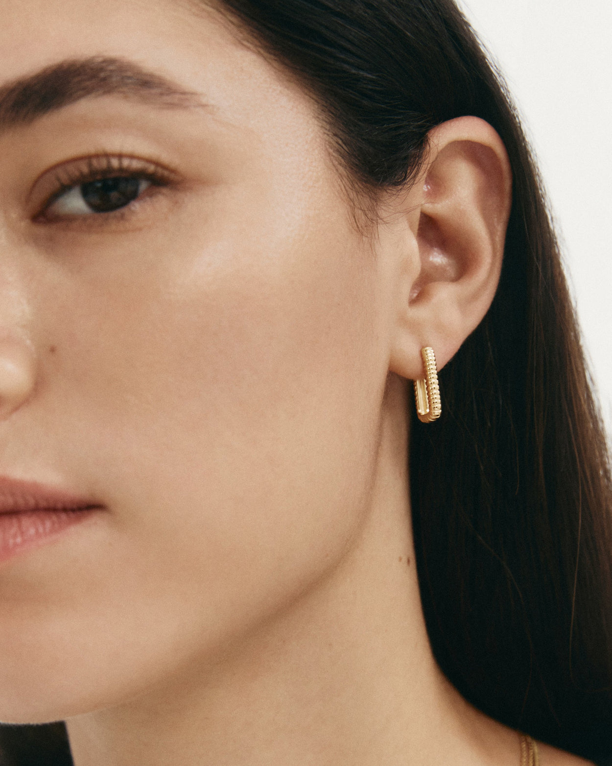 ELEMENTAL HOOPS (18K GOLD PLATED) IMAGE 3