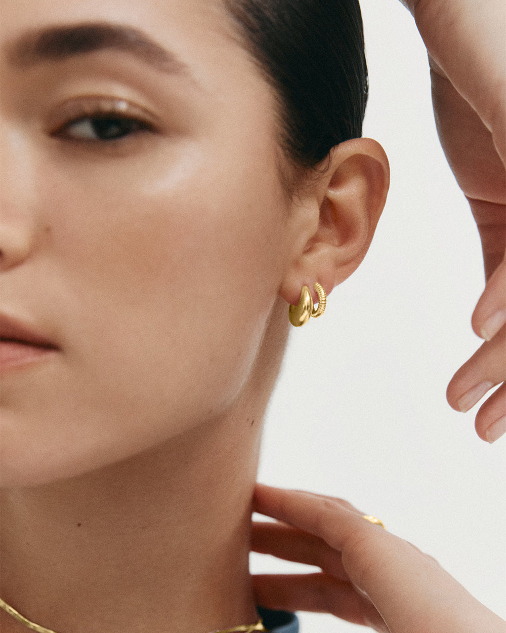 ELEMENTAL HUGGIES (18K GOLD PLATED) IMAGE 2