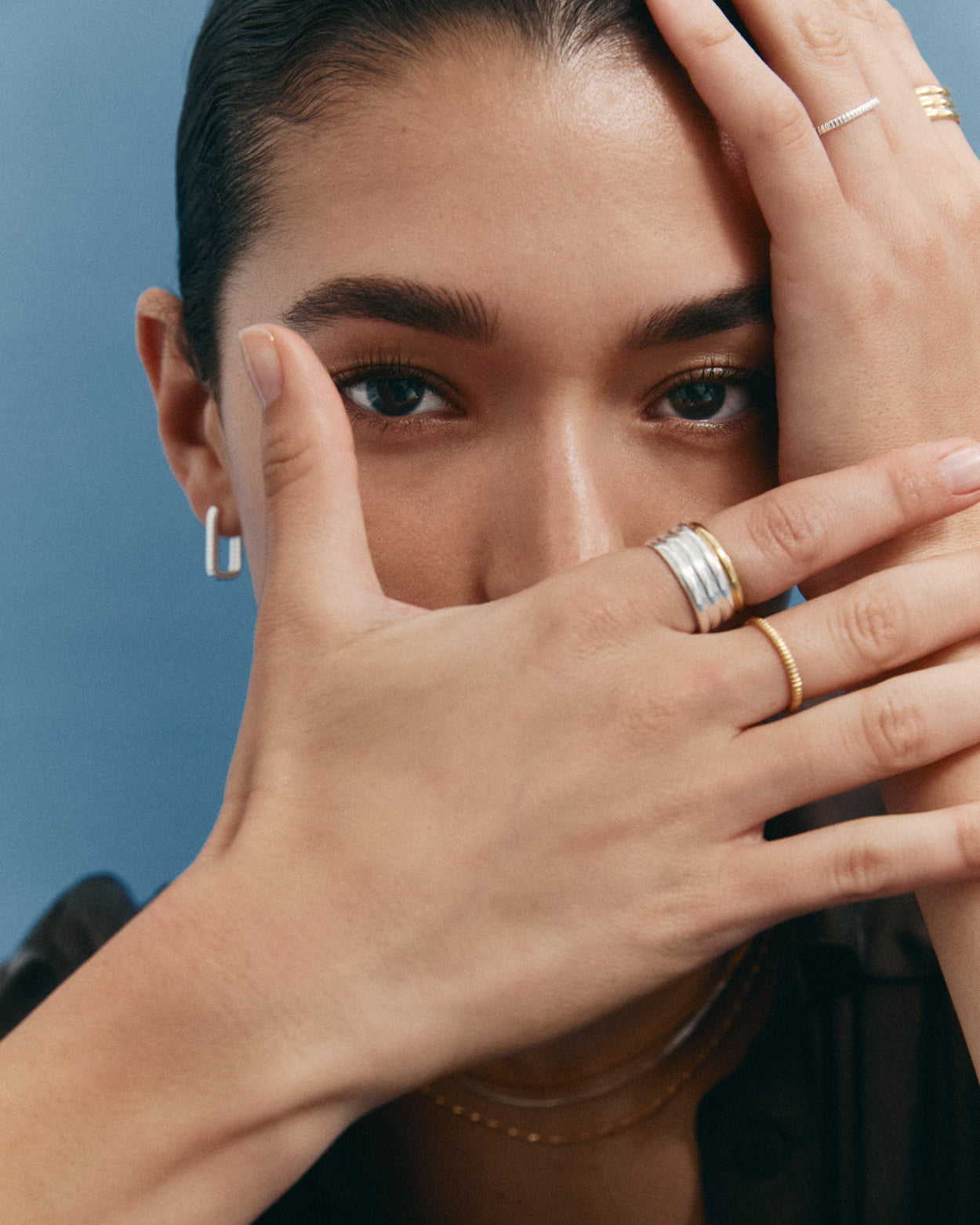 ELEMENTAL HOOPS (STERLING SILVER) IMAGE 6