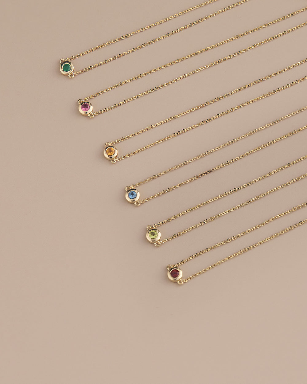 PETITE BIRTHSTONE BRACELET (9K GOLD) IMAGE 5