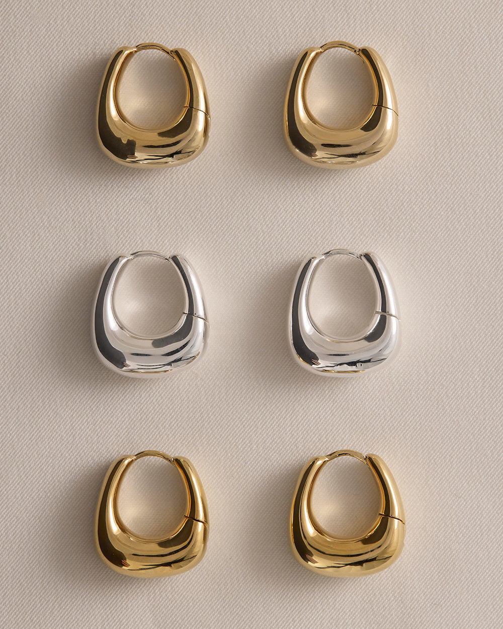 WITHIN MOTION HOOPS (18K GOLD PLATED) IMAGE 4