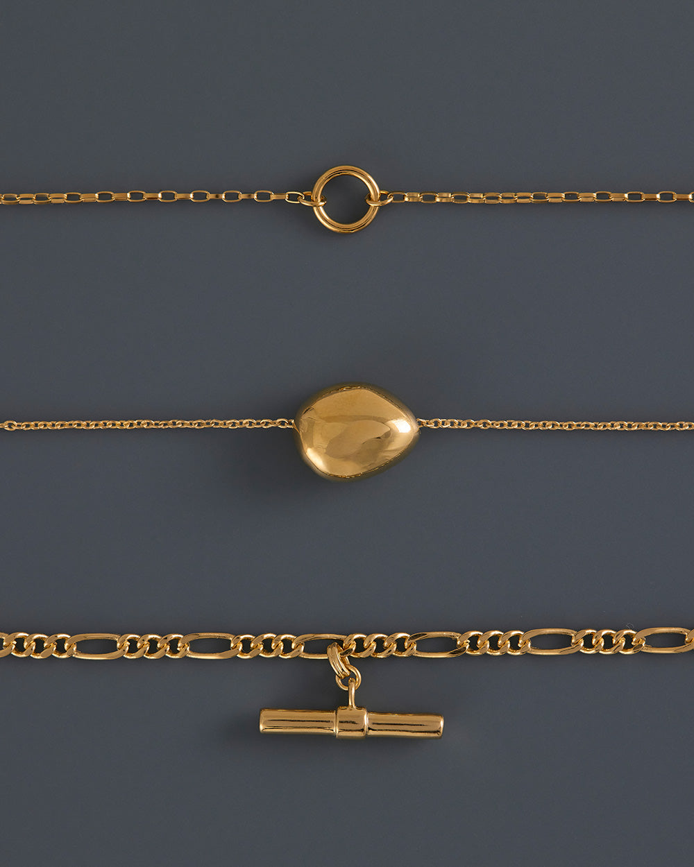 STILLNESS NECKLACE (18K GOLD PLATED) IMAGE 6