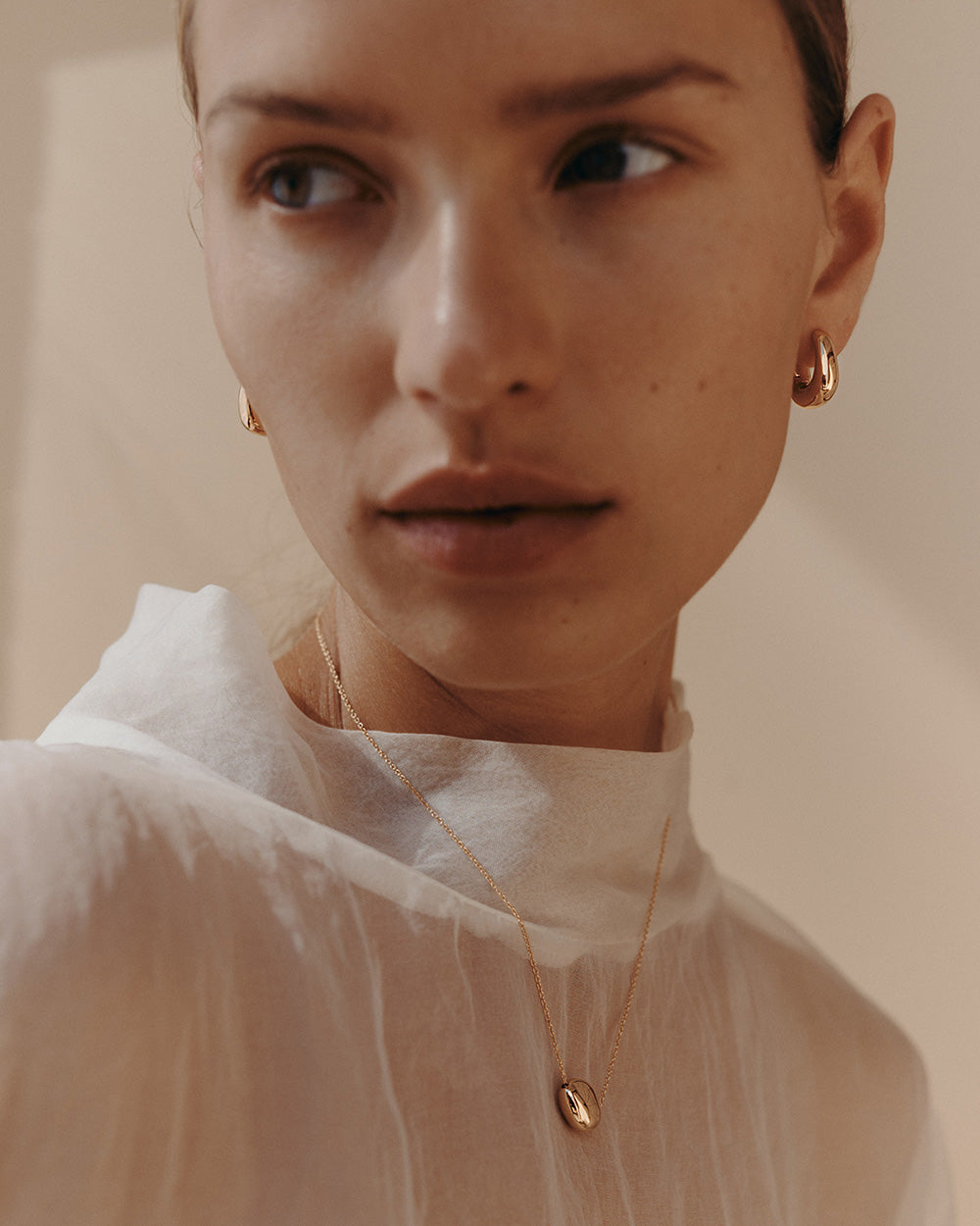 WITHIN MOTION HOOPS (18K GOLD PLATED) IMAGE 6