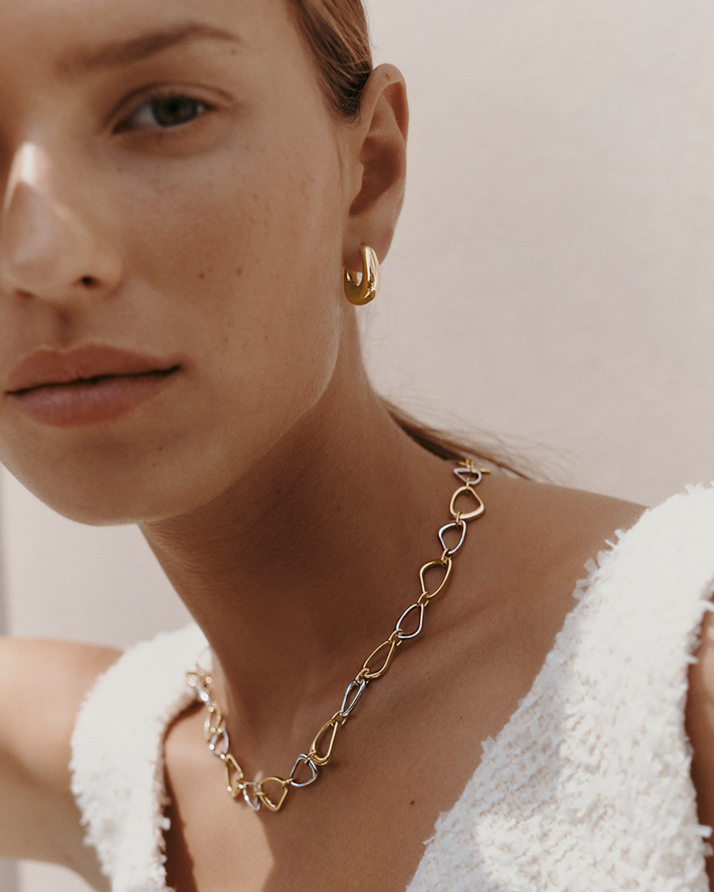 WITHIN MOTION HOOPS (18K GOLD PLATED) IMAGE 2