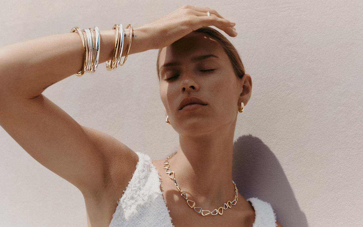 WITHIN MOTION HOOPS (18K GOLD PLATED) IMAGE 5