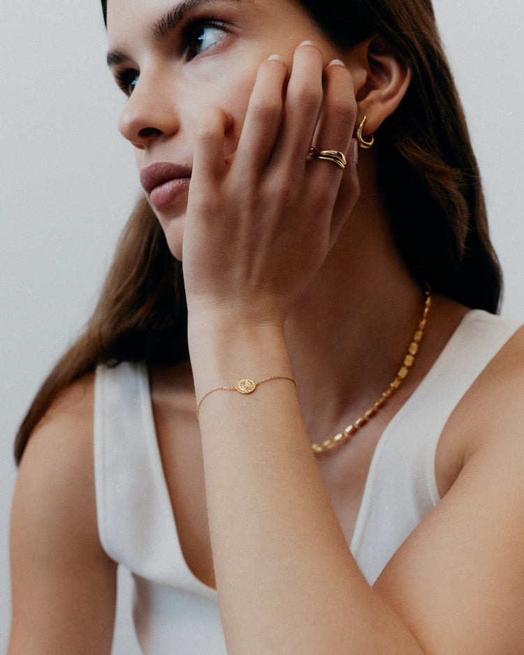 TEMPO STACKING RING SET (18K GOLD PLATED)