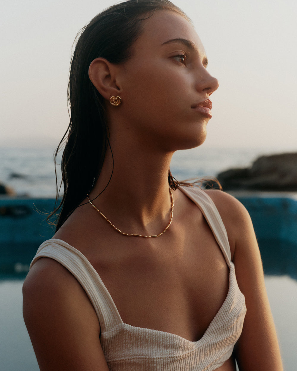 ARISE NECKLACE (18K GOLD PLATED) IMAGE 2