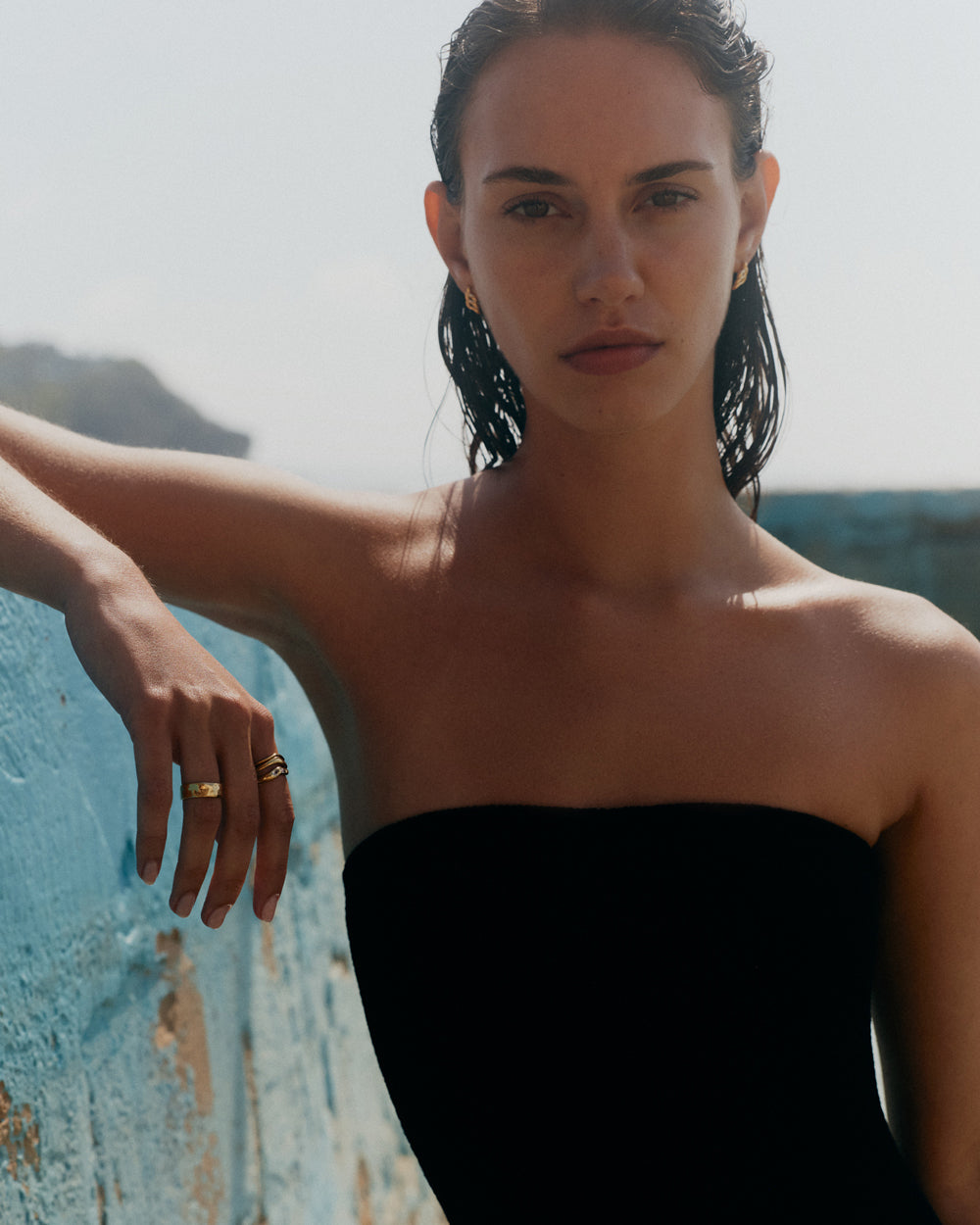 ARISE OVERSIZED STUDS (18K GOLD PLATED)