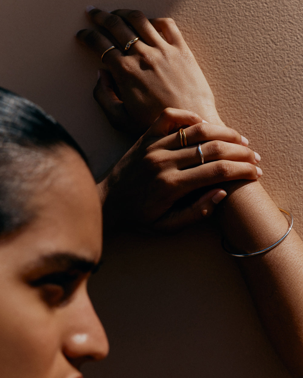 TEMPO STACKING RING SET (STERLING SILVER)