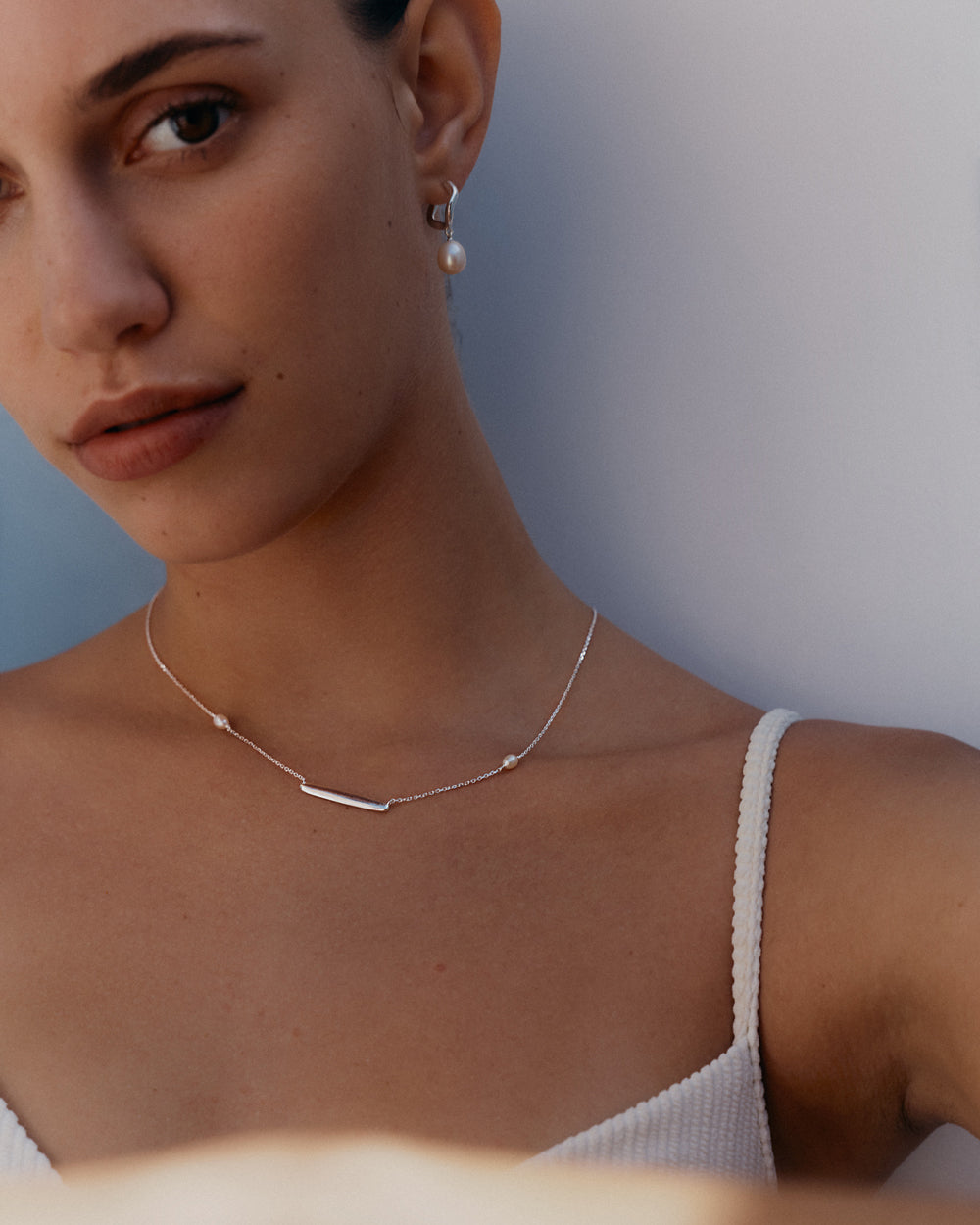 MARIS ENGRAVABLE NECKLACE (STERLING SILVER) IMAGE 2