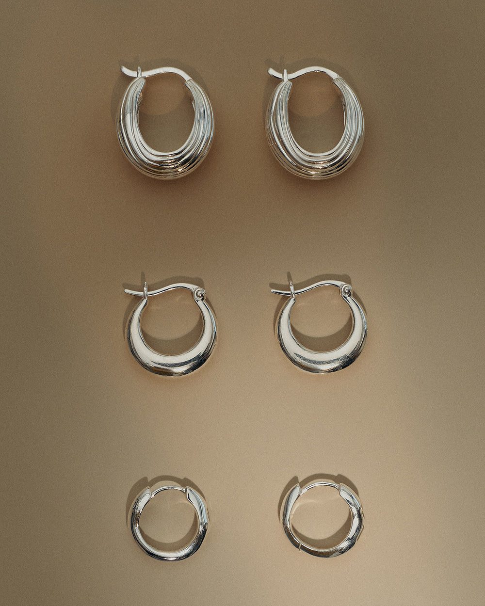GLOW HOOPS SMALL (STERLING SILVER)