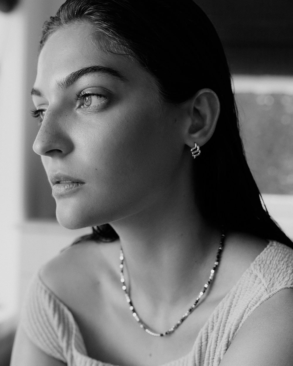 ARISE OVERSIZED STUDS (STERLING SILVER) IMAGE 2