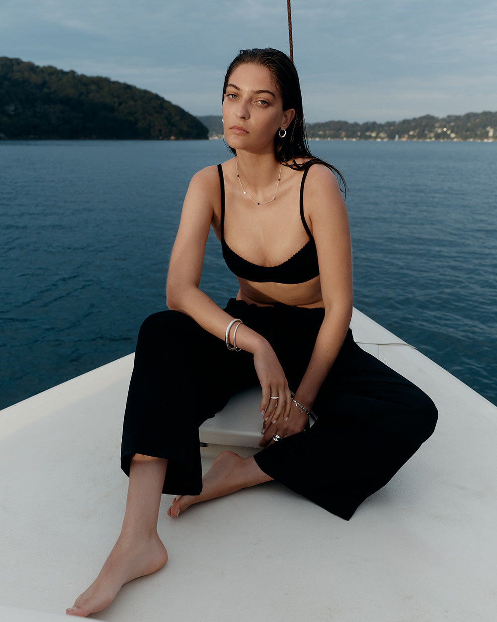 TEMPO TIGERS EYE NECKLACE (STERLING SILVER) IMAGE 3