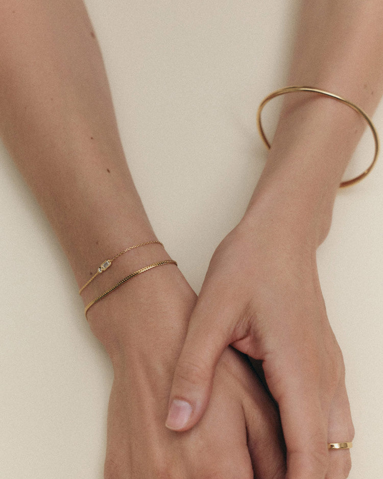 VANTAGE TOPAZ BRACELET (18K GOLD VERMEIL)