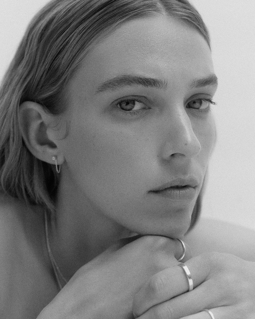 LUMEN CHAIN STUDS (18K GOLD PLATED)