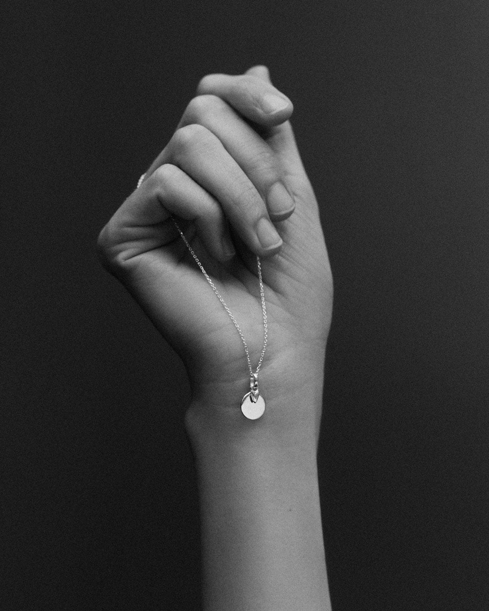 ALIGNMENT ENGRAVABLE NECKLACE (18K GOLD VERMEIL)