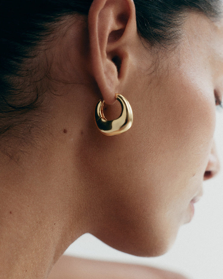 RITUAL HOOPS (18K GOLD PLATED)