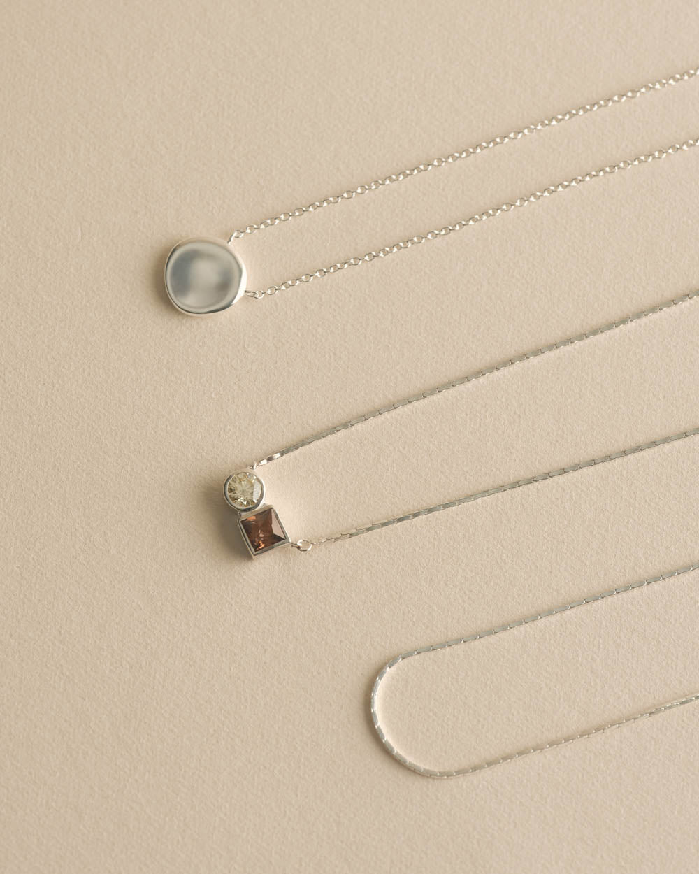 DUALITY CHAIN NECKLACE (STERLING SILVER)