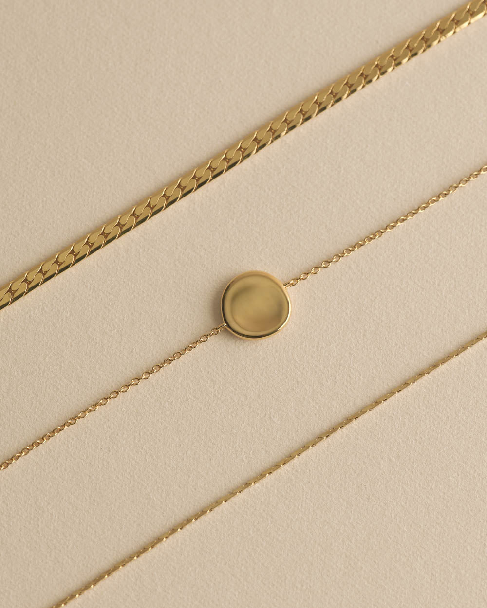 SYMPHONY CHAIN BRACELET (18K GOLD PLATED)