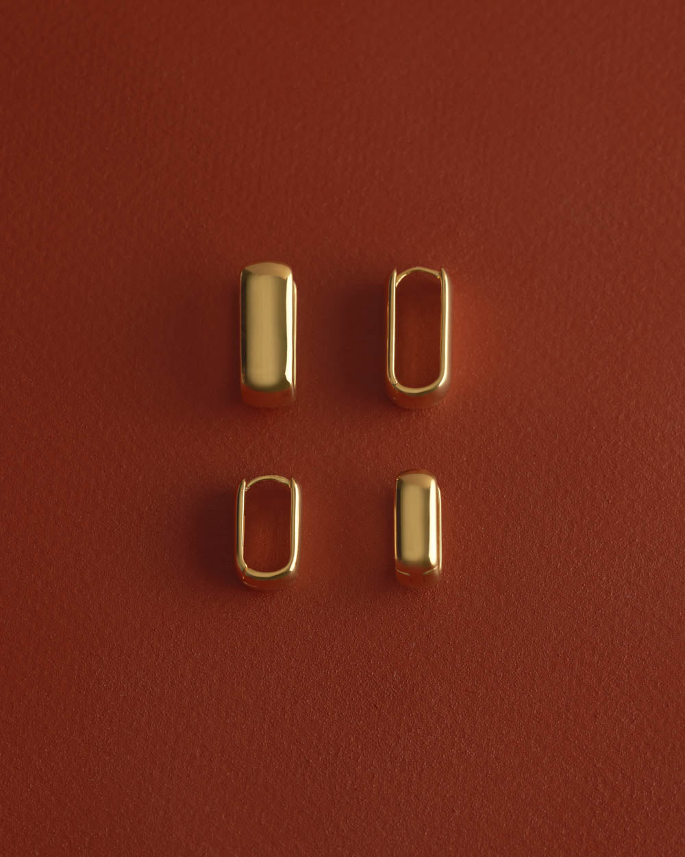 SYMPHONY HOOPS MEDIUM (18K GOLD PLATED)