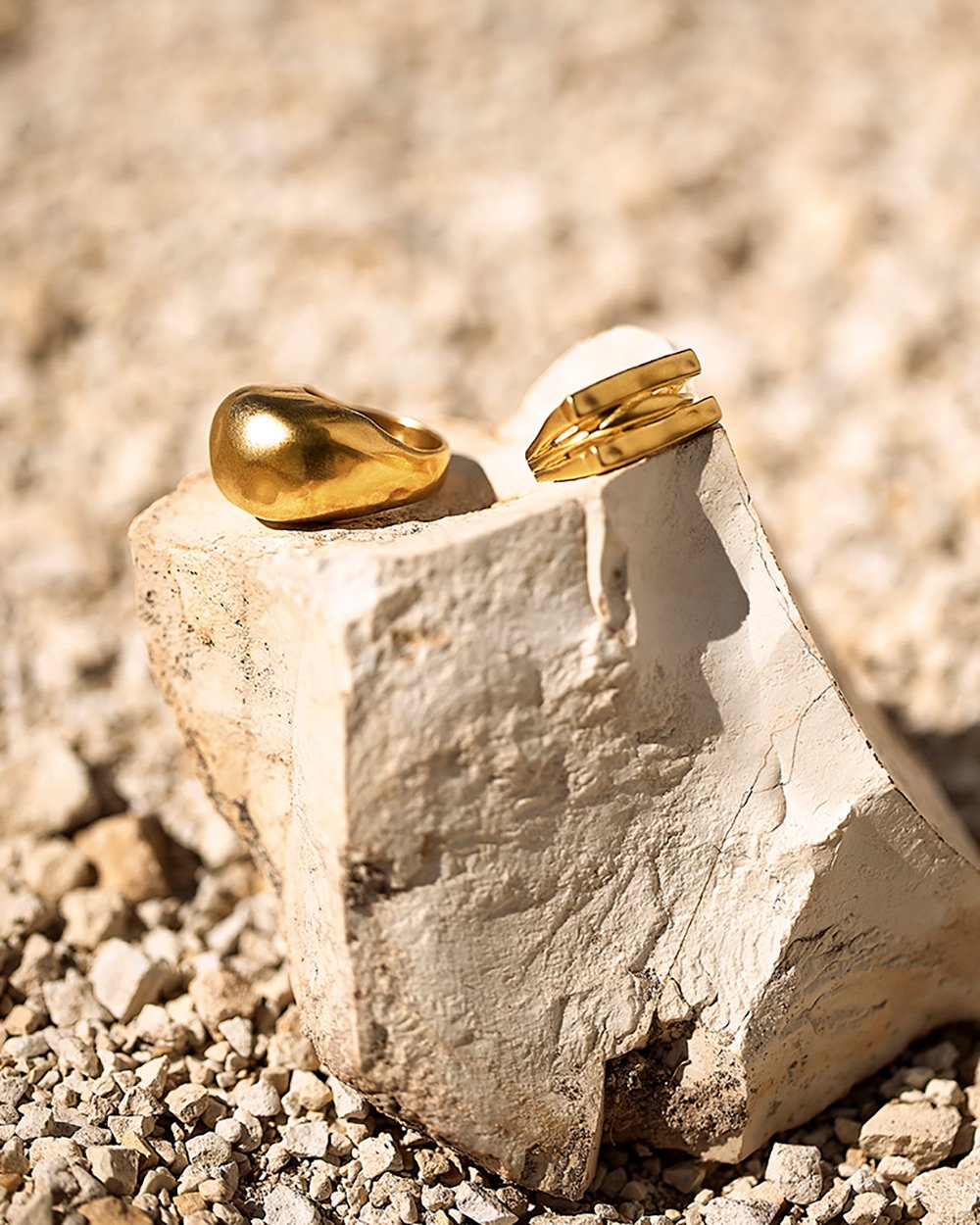 ESSENCE DOME RING (18K GOLD PLATED) IMAGE 4