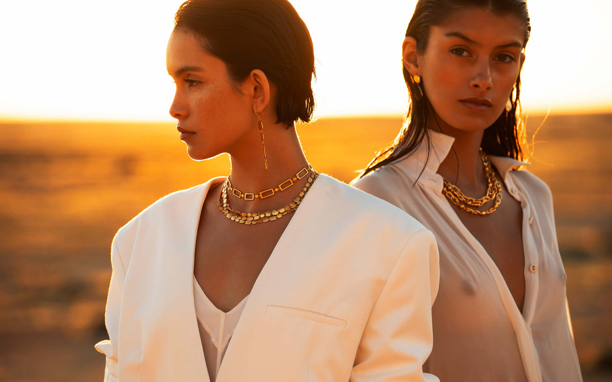 BOTANICA HOOPS (18K GOLD PLATED) IMAGE 5