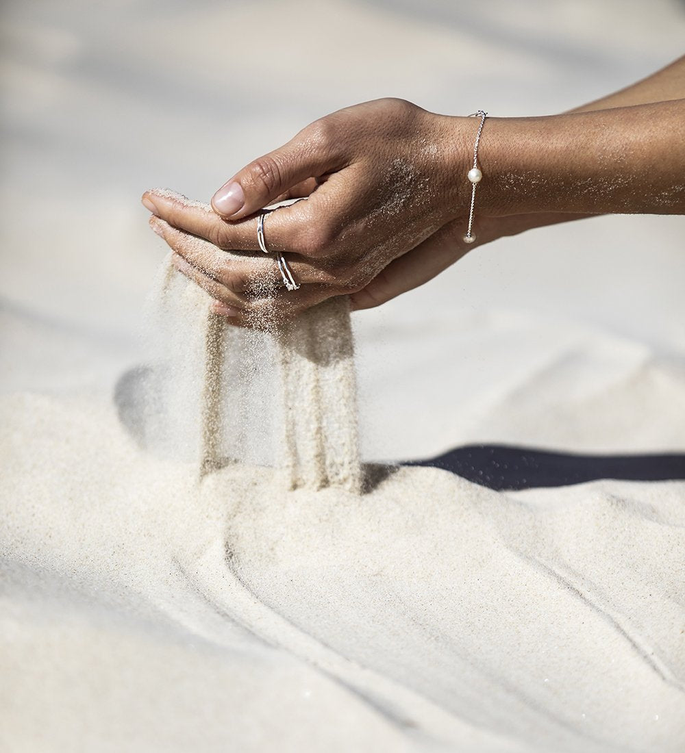 MOON TIDE PEARL BRACELET (STERLING SILVER) IMAGE 3