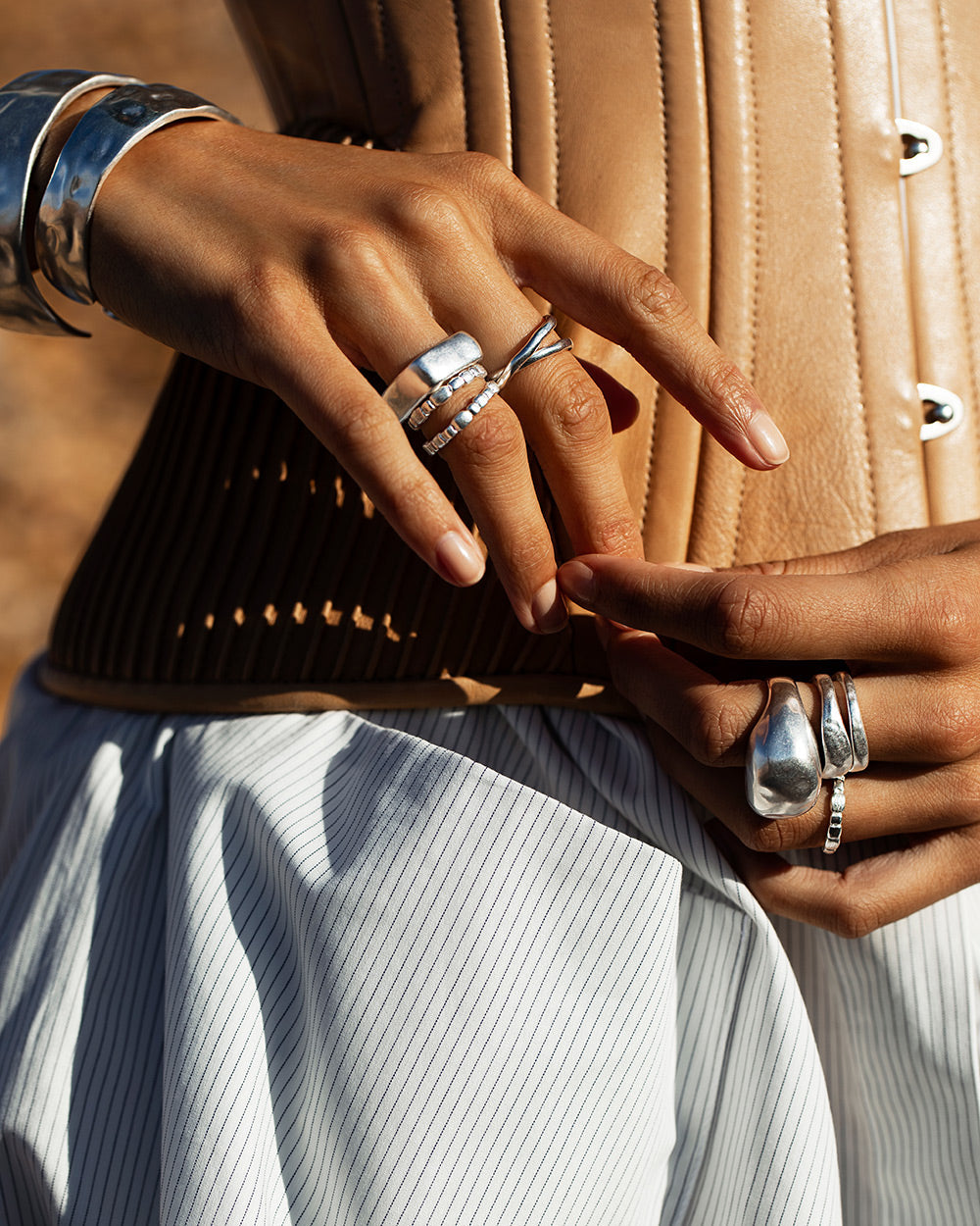 ESSENCE DOME RING (STERLING SILVER) IMAGE 5