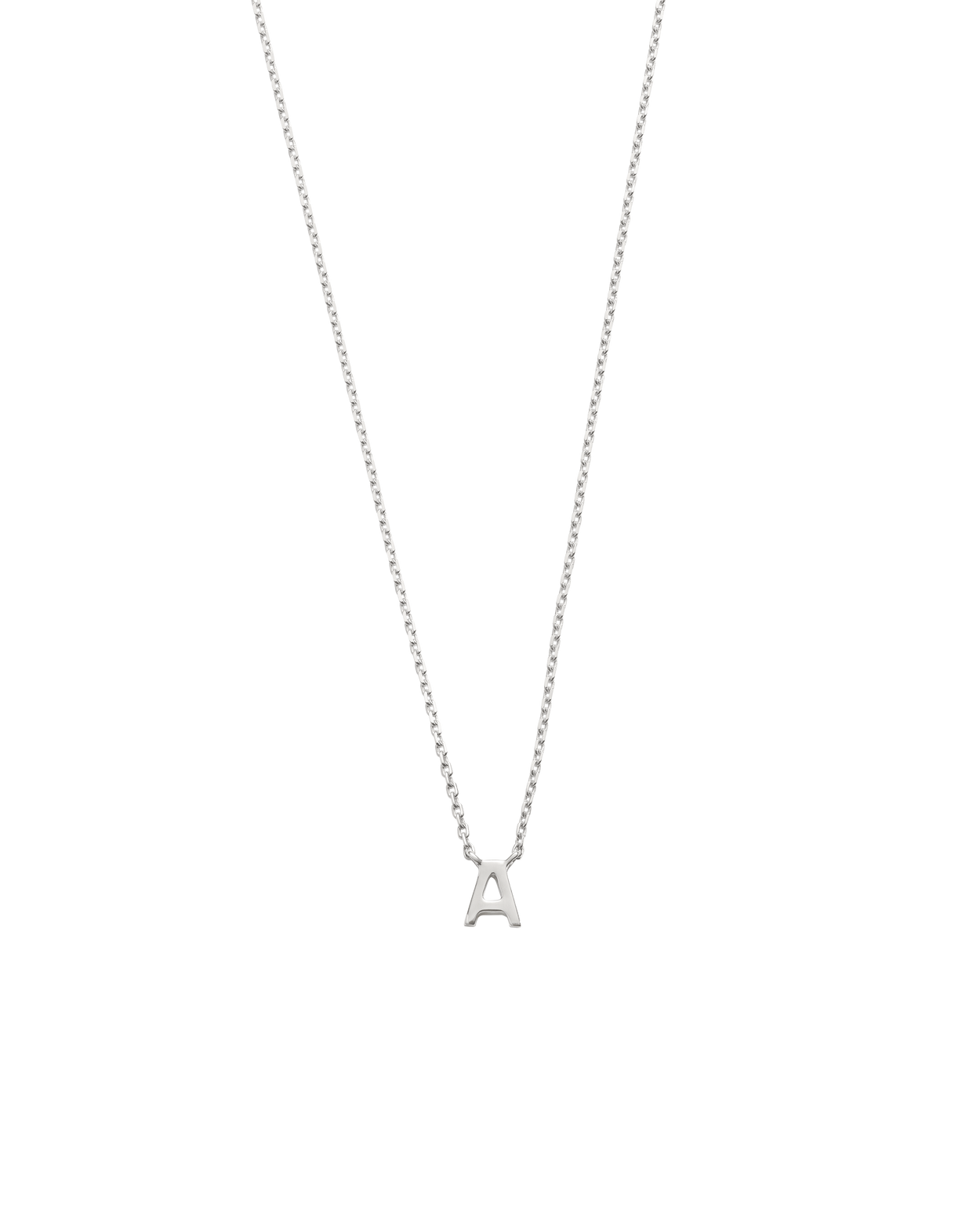 PETITE INITIAL NECKLACE (STERLING SILVER) IMAGE 1