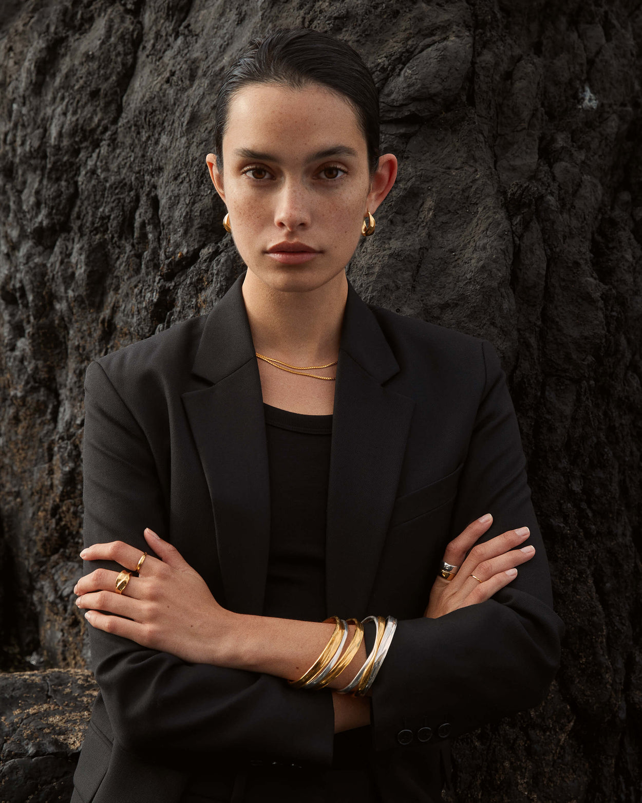 INTERTWINE HOOPS (18K GOLD PLATED) IMAGE 6