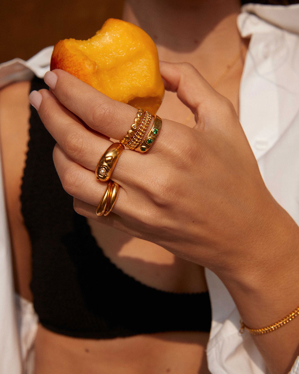 ERA RING (18K GOLD VERMEIL) IMAGE 3