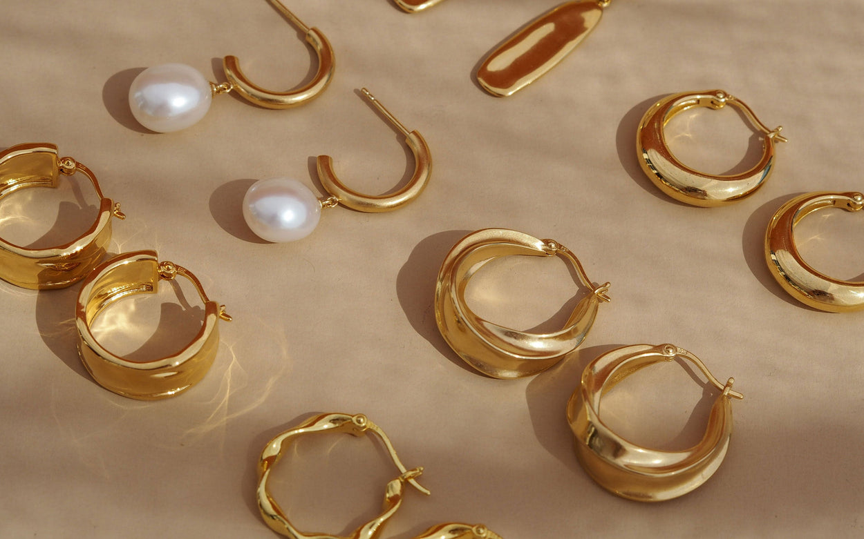 INTERTWINE HOOPS (18K GOLD PLATED) IMAGE 5