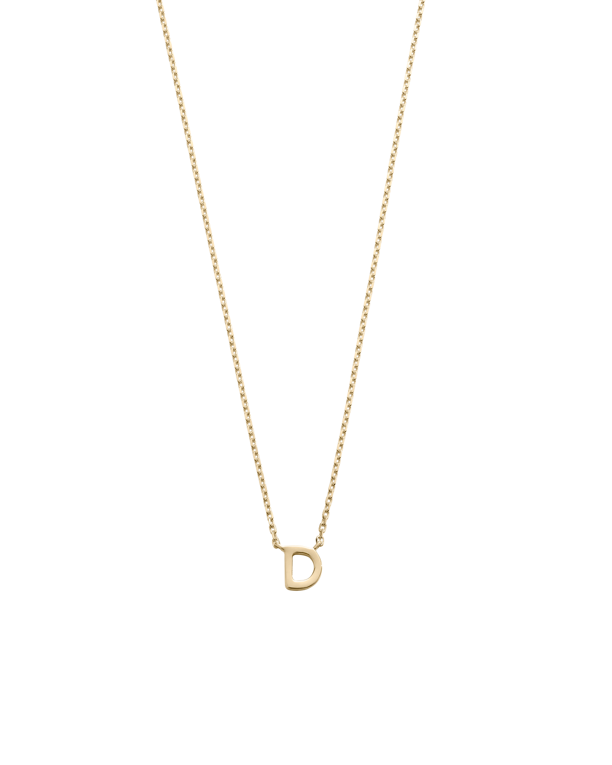 PETITE INITIAL NECKLACE (9K GOLD) IMAGE 10