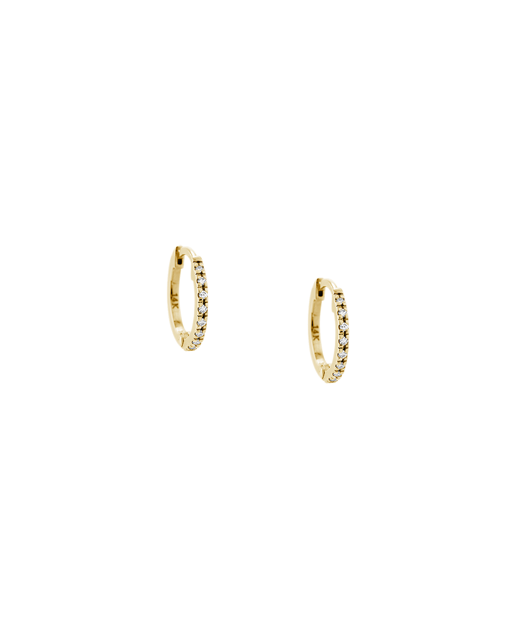 DIAMOND ETERNITY SLEEPERS (14K GOLD) IMAGE 1