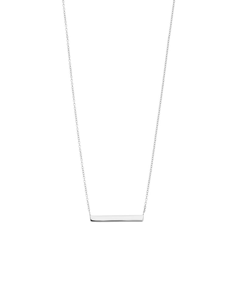 ENGRAVABLE BAR NECKLACE (STERLING SILVER) IMAGE 1