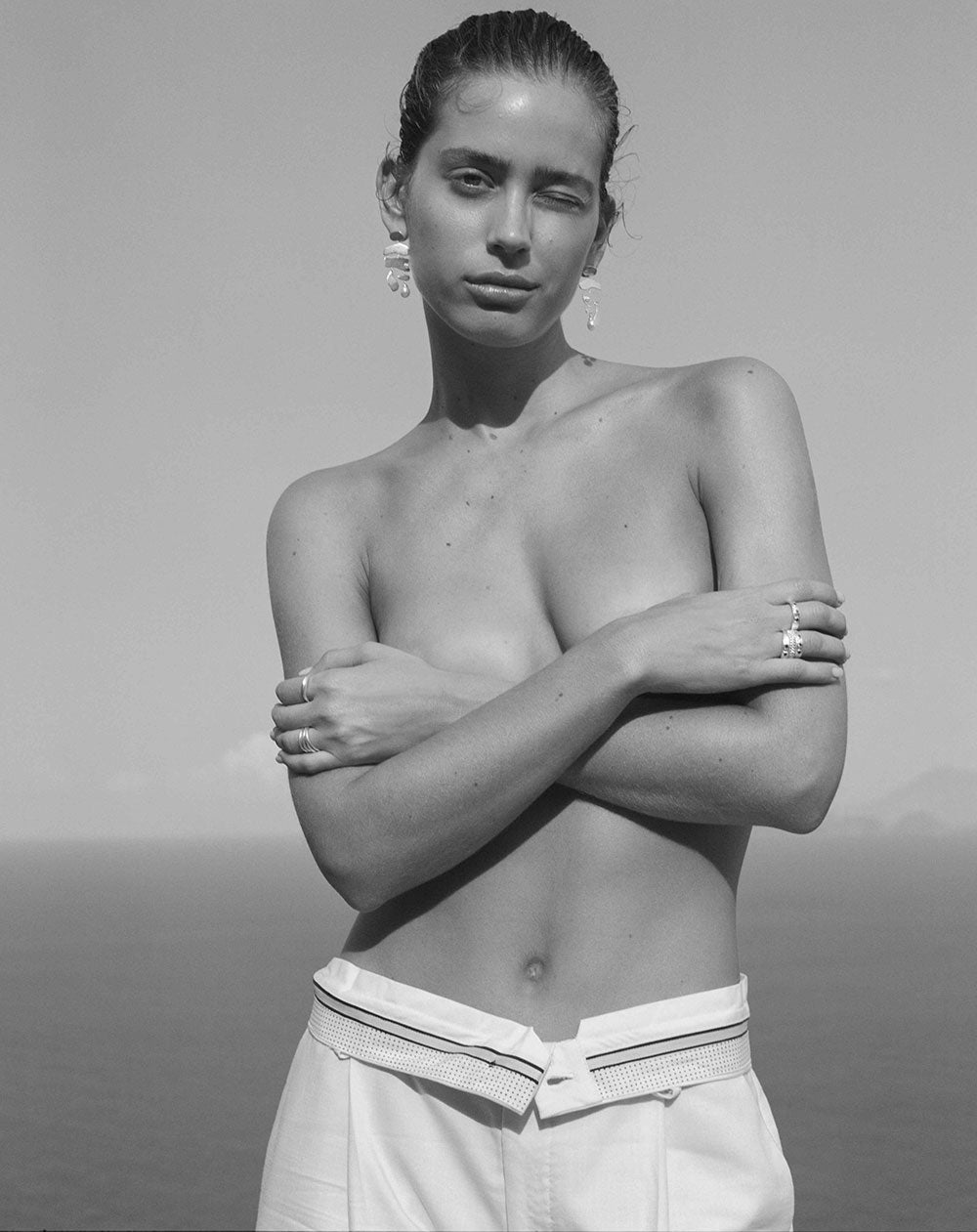 VACANZA EARRINGS (STERLING SILVER) IMAGE 4