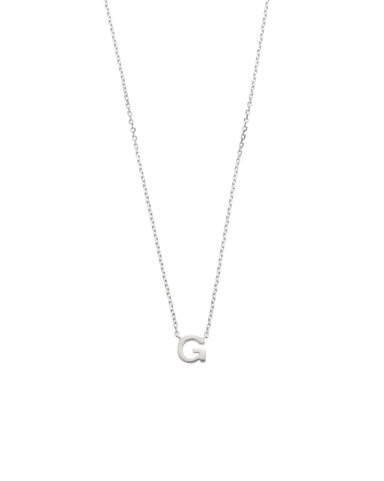 PETITE INITIAL NECKLACE (STERLING SILVER) IMAGE 12